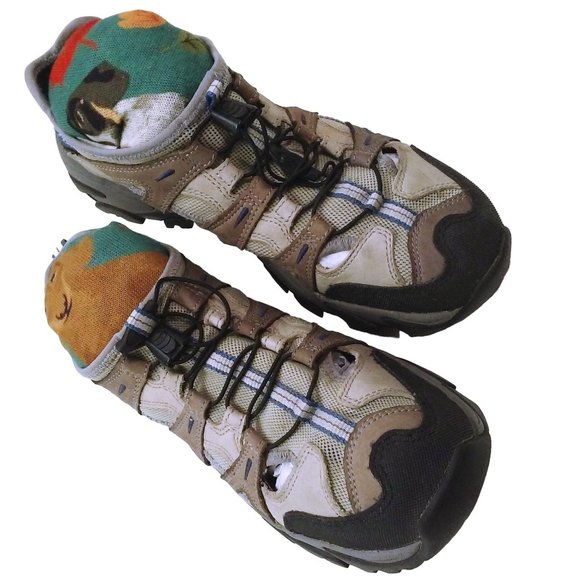 Cabela's Ventilated Hiking Shoe Men-8.5M Summer Heavy Duty Active Outdoor Taupe - Picture 12 of 12